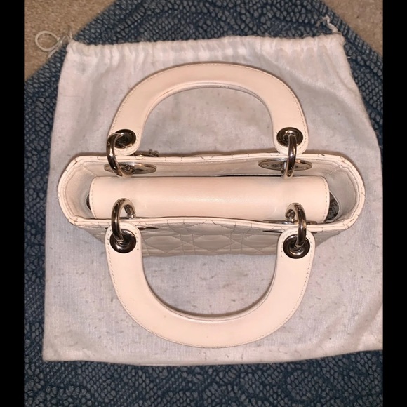 Lady Dior Lambskin White - Picture 5 of 8